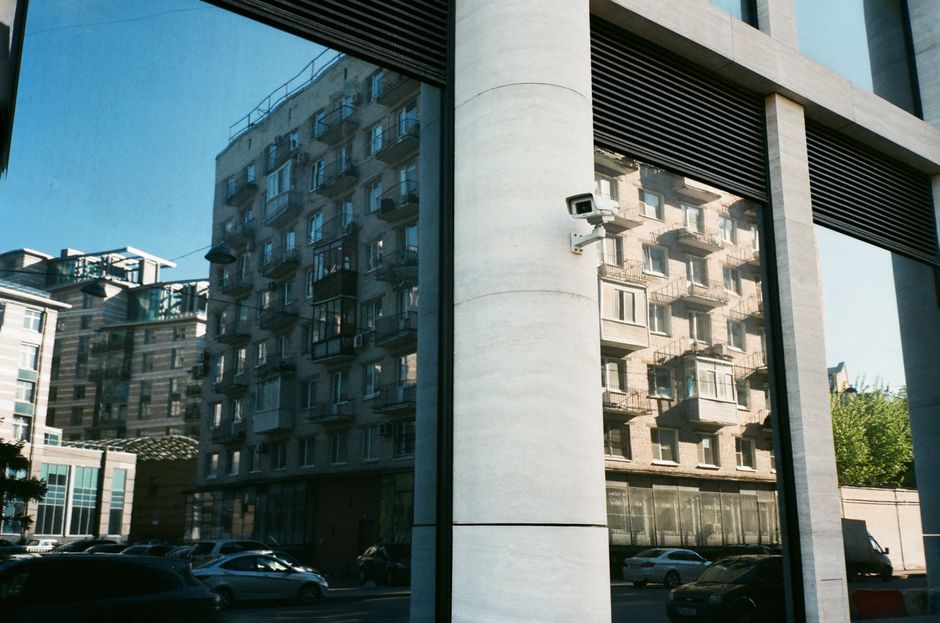 Security glass film on pharmaceutical distribution centre frontage, Kandivali West Mumbai